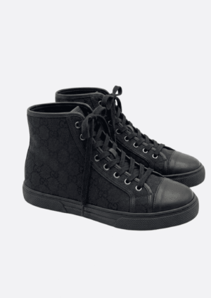 Gucci Black GG Canvas High-Top